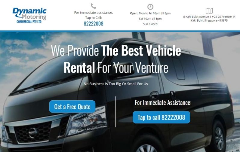 Best Van Rental in Singapore