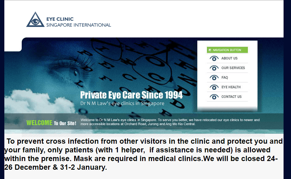Eye Clinic Singapore International